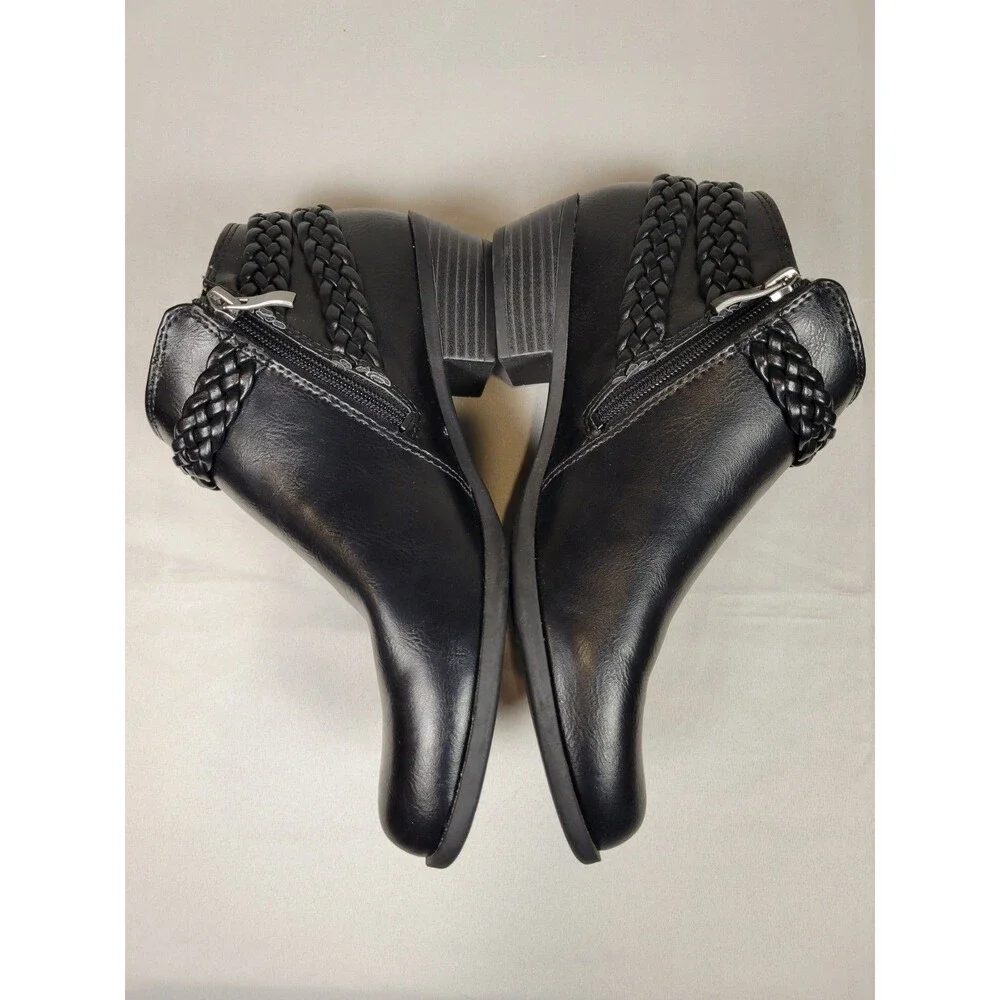 LifeStride Womens Adriana Ankle Bootie Size 9.5M Black Dress Shoes Comfortable - Picture 6 of 10
